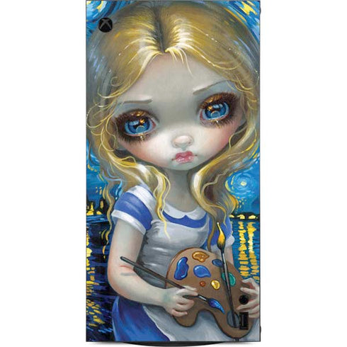 Artist Alice in Van Gogh Starry Night by Jasmine Becket-Griffith XBox Series X Digital Edition Console Skin